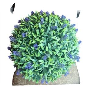 Artificial Green and Purple Floral Arrangement